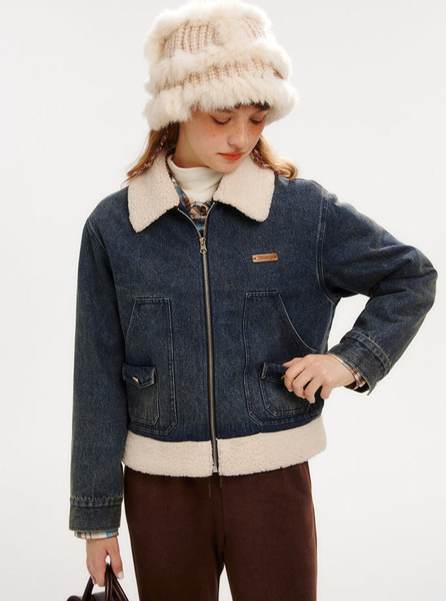 Amerikanische Retro -Denimjacke