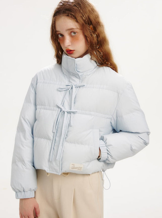 Stand Collar Short Down Jacket