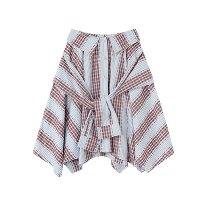 Late Summer Rhapsody Strap Skirt