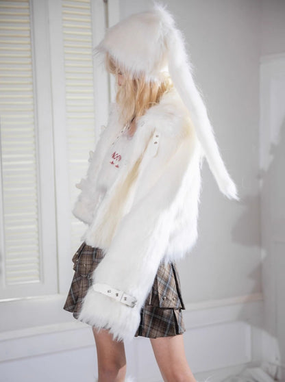 fur warm plush jacket