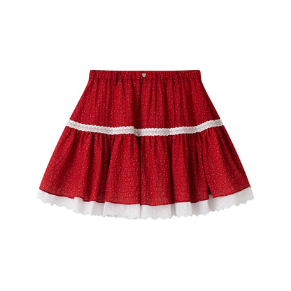 발레 스타일 플레어 스커트 