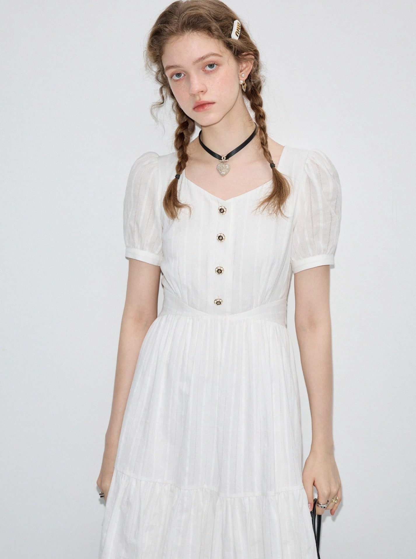 Slim Fairy Short Sleeve Dress