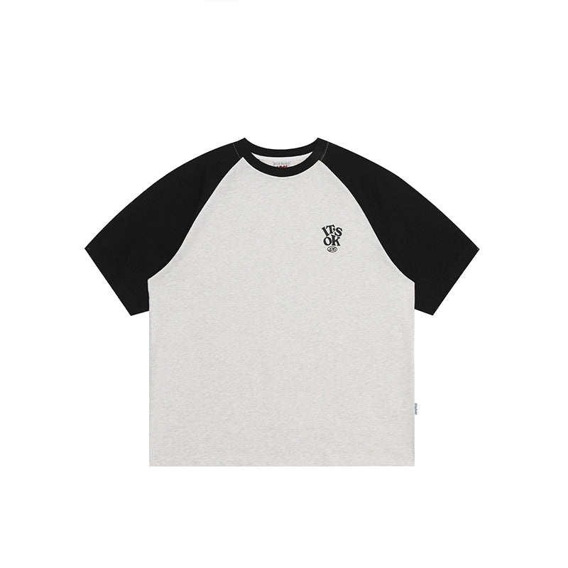 Hip-Hop OK Raglan Sleeve T-Shirt