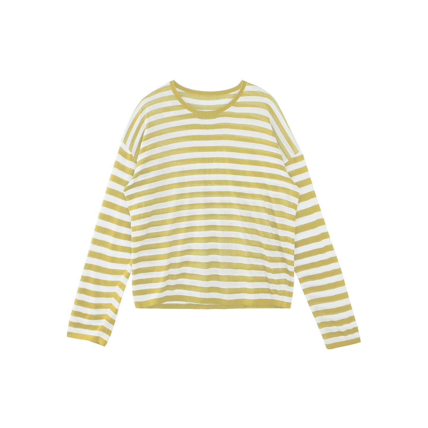 Tencel Knit Striped Two-Piece Set-Up