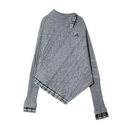 Bat Sleeve Knit With long Skirt Set-Up