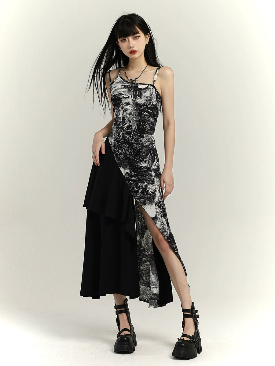 Chinese Suspender Dress