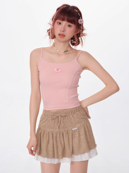 American Retro Outer Wear Suspender Top