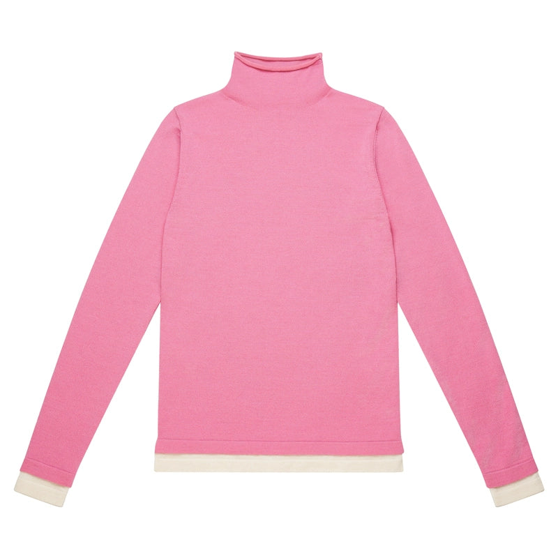 wool bottoming sweater dopamine top