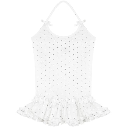 Mint Candy Lace Polka Dot Top