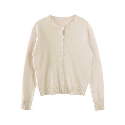 Multi-Color Snowflake Knitted Cardigan