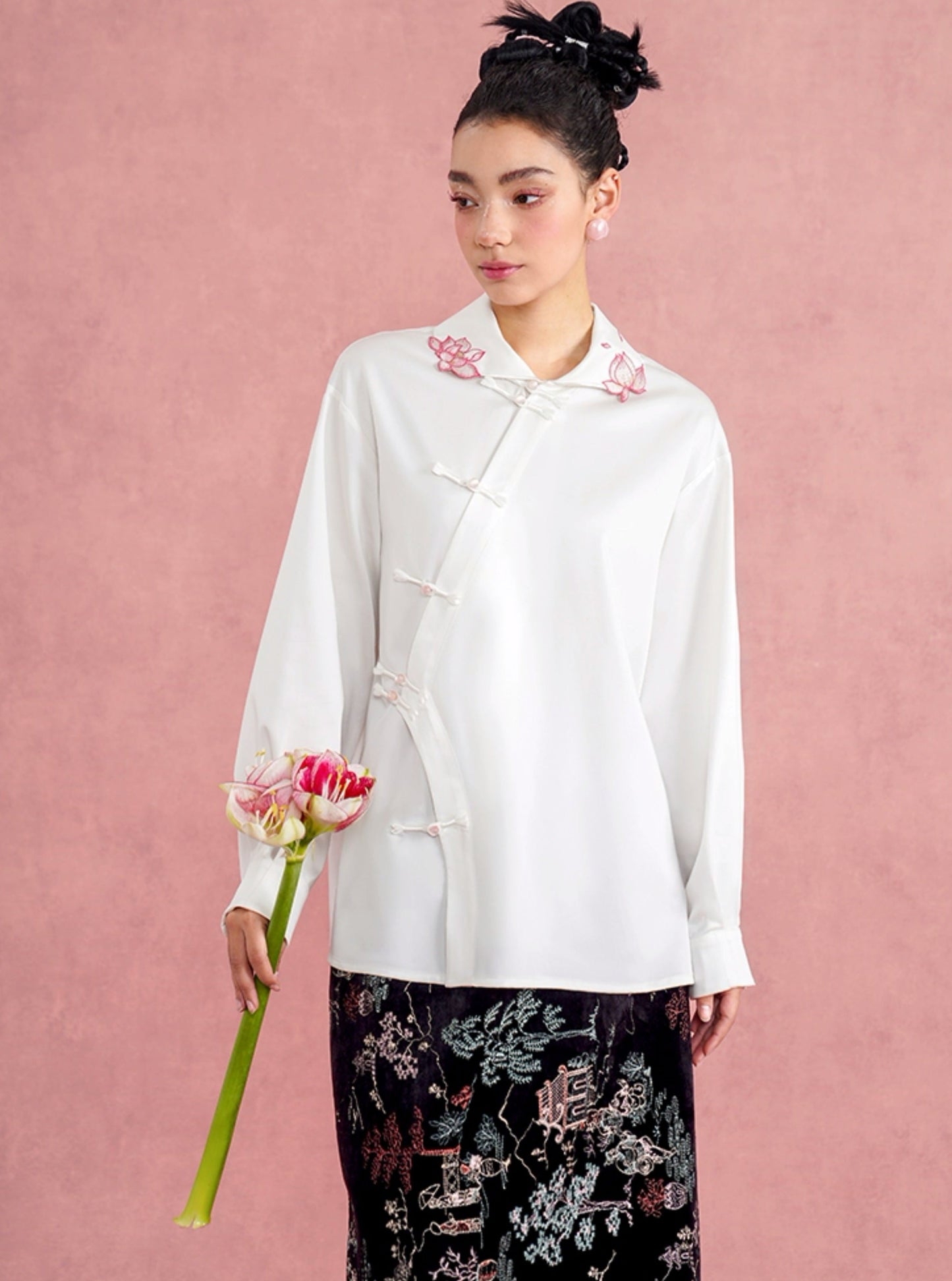 Neues chinesisches Zen-Tee-Kleid-Shirt