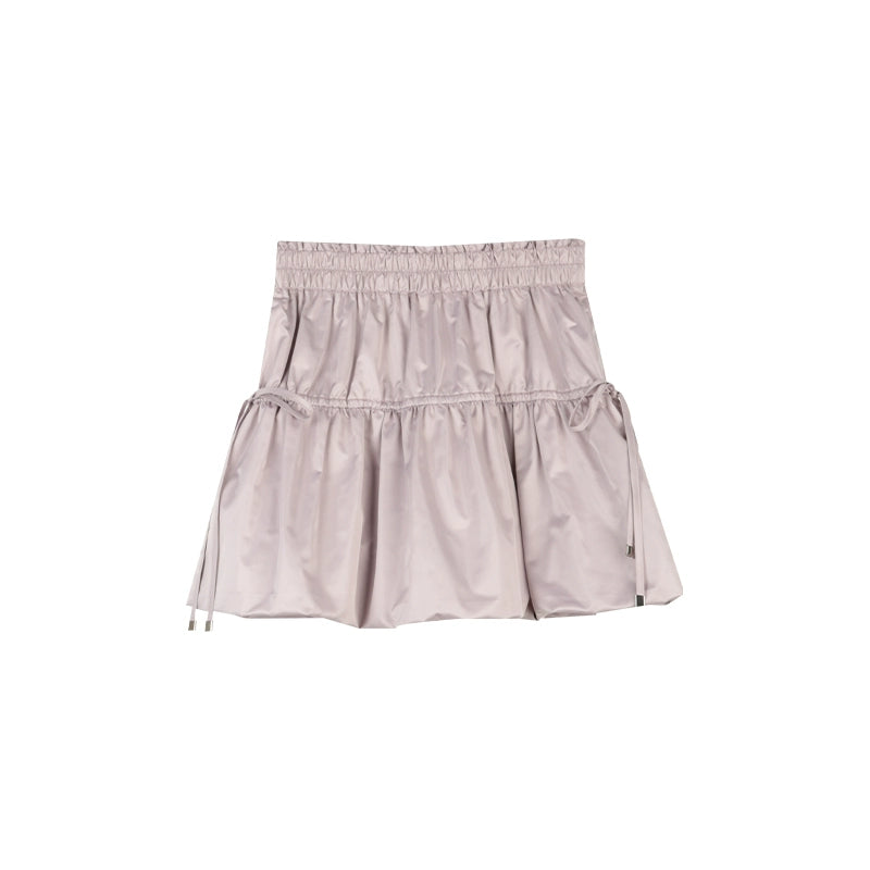 Female Sweet Elastic Waist Bud Skirt