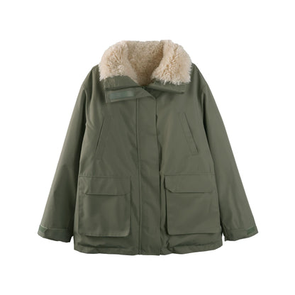 Designer Fur-Lined Parka Jacket