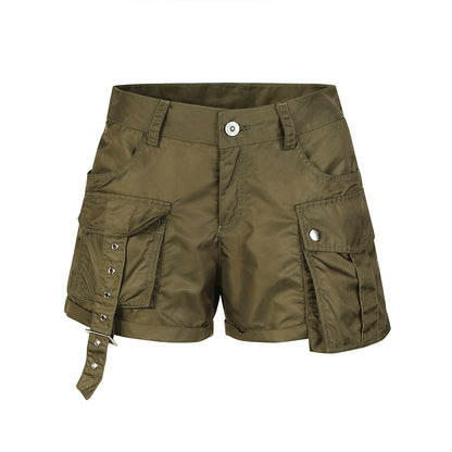 Three-dimensional Pocket Shorts Pants