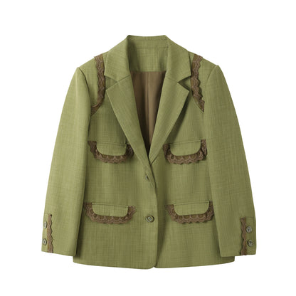 Ivy Vintage Green Blazer