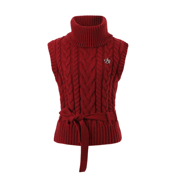 Vintage Cable Knit Vest