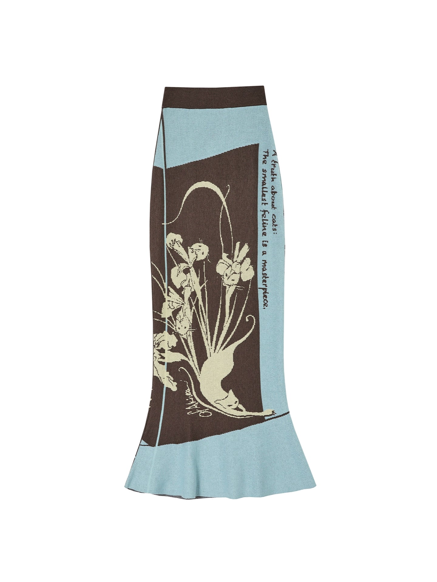 Purple Gold Hand-Painted Knitted Set-Up