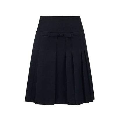 Irregular Pleated Short Skirt