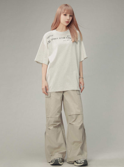 Pleated Paratrooper Cargo Pants