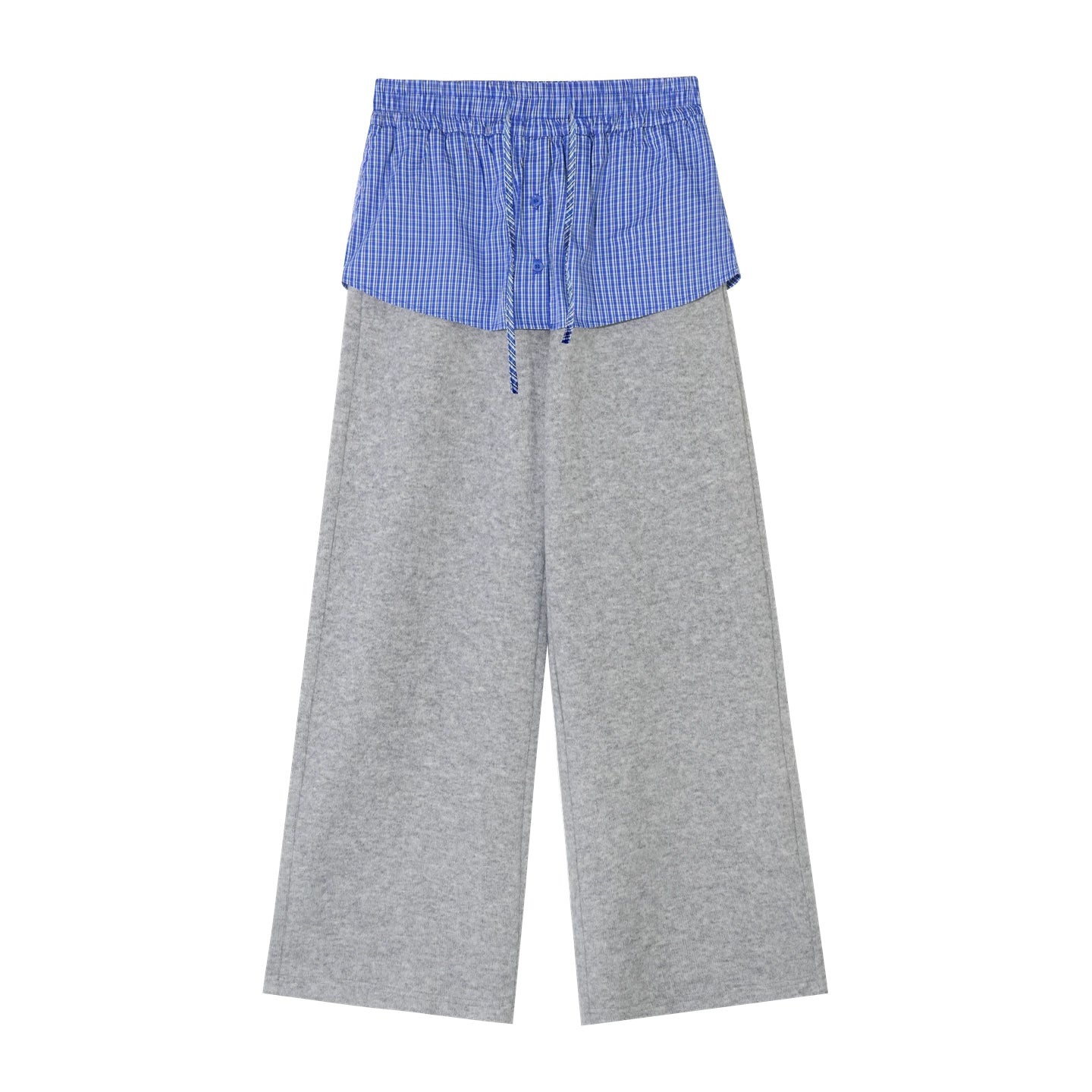 Plaid Mini Skirt Top With pants Set-Up