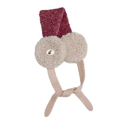 Winter Wool Lace-Up Earmuffs