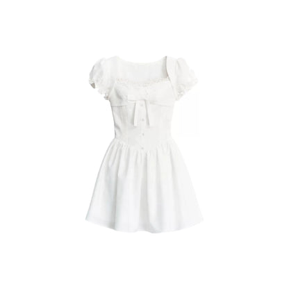 Sweet Bow Slim Dress