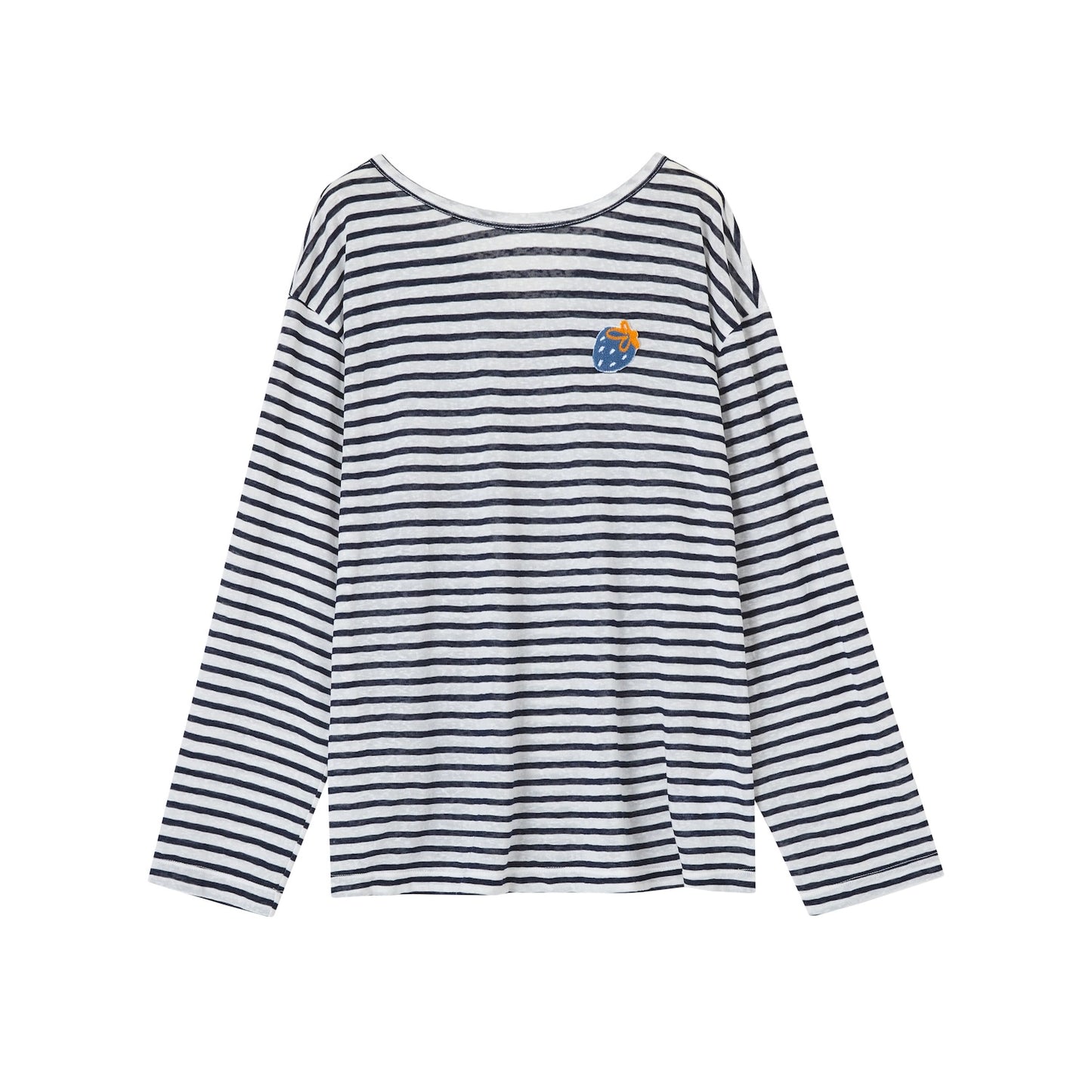 Sunshine Stripes Long Sleeve Smock