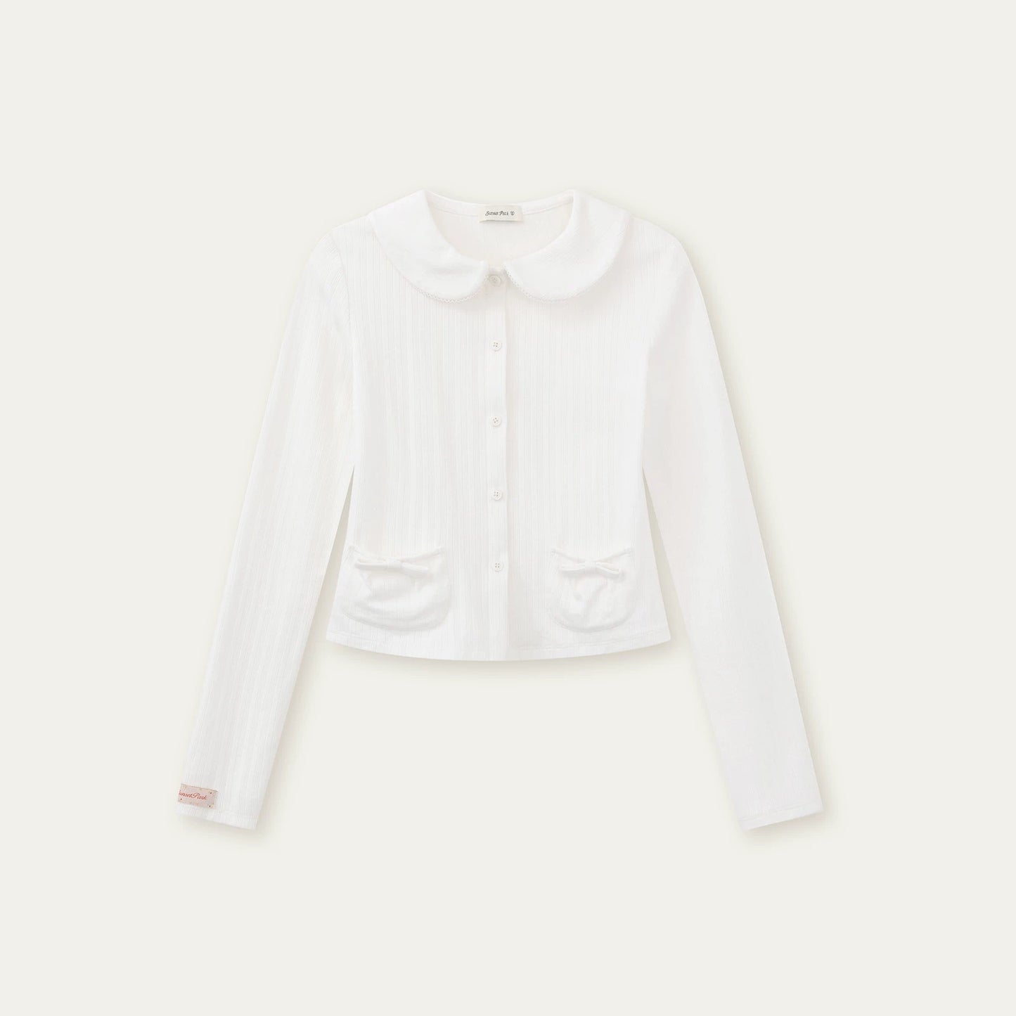 Printed Doll Collar Blouse Set-Up