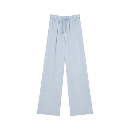 Drape Straight Leg Casual Pants