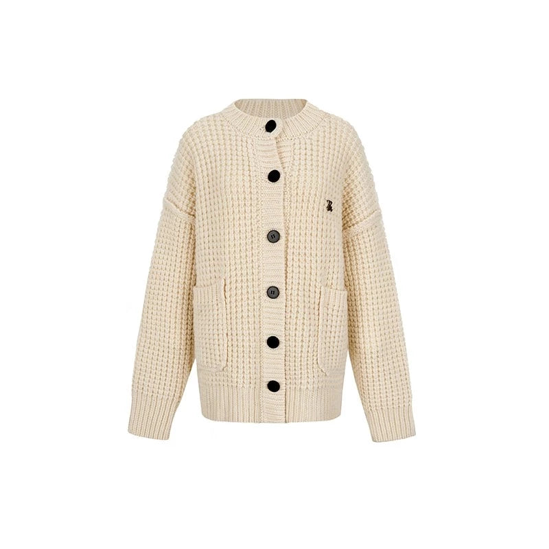 Loose Knitted Cardigan Jacket