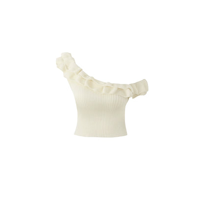 One-Shoulder Knit Top