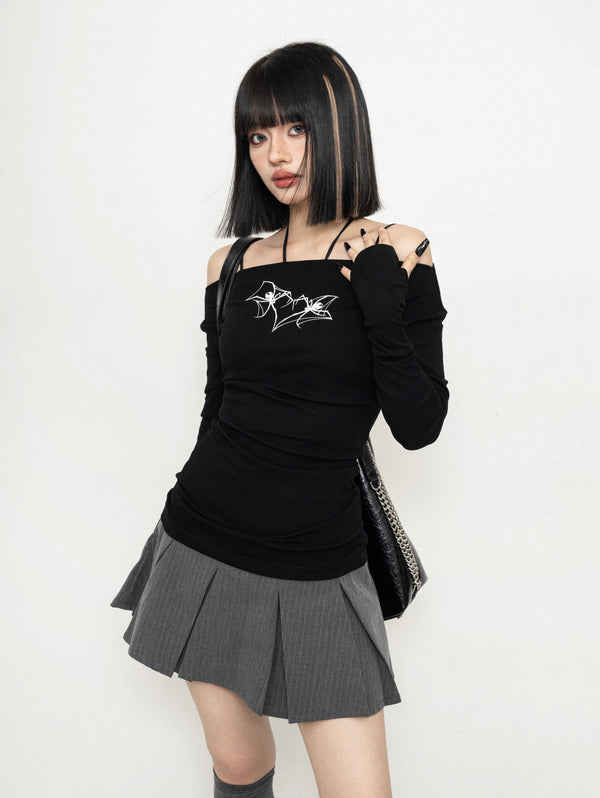 Off the Shoulder Slim Short Top