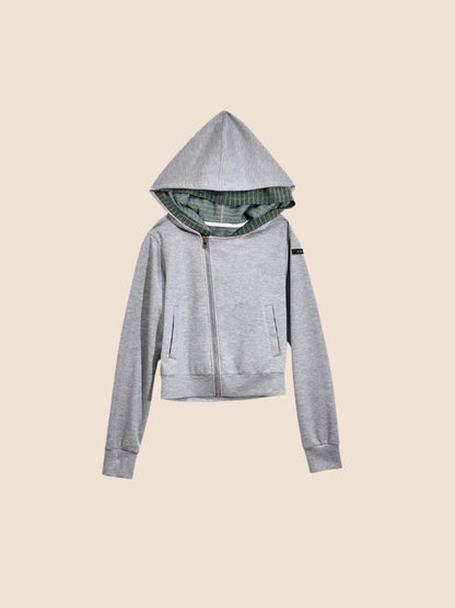 Cropped Patchwork Cardigan