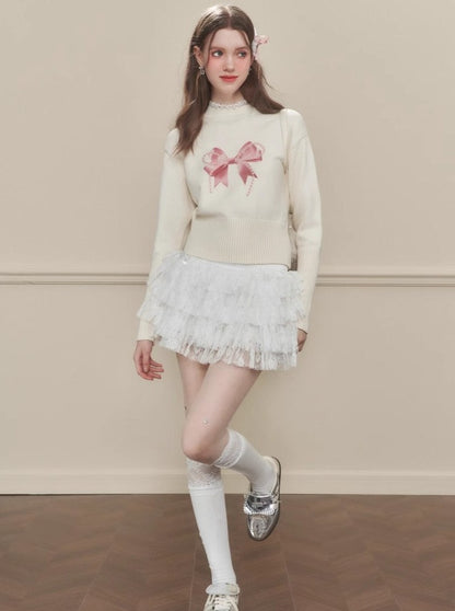 Bow Candy Sweater