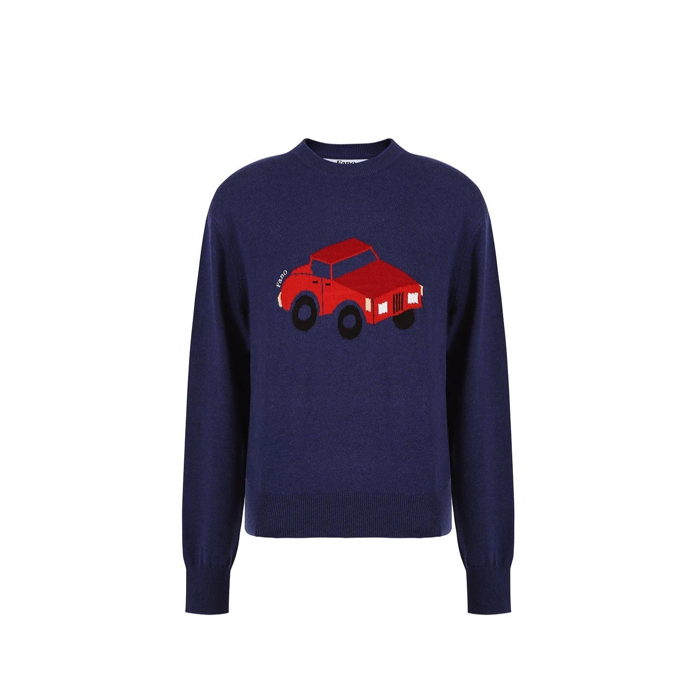 Sheep Wool Jacquard Sweater