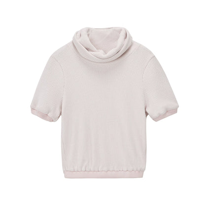 Waist-Cinching Patchwork Sweater