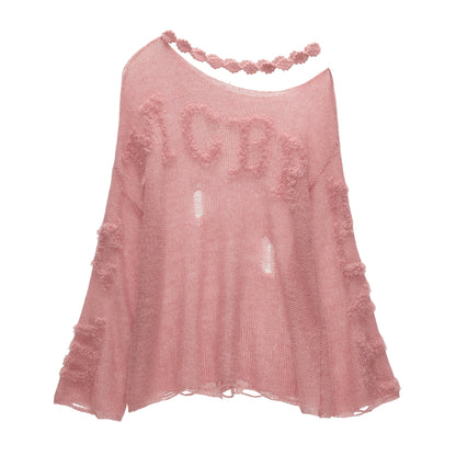 Autumn Wool Knit Smock Top