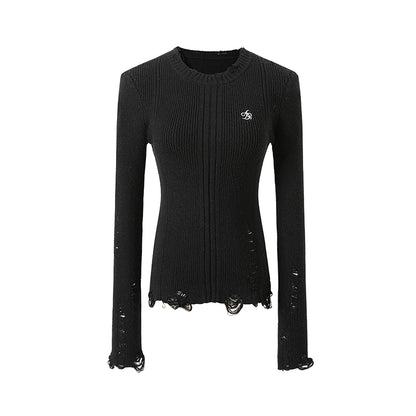 Slim Fit Round Neck Sweater