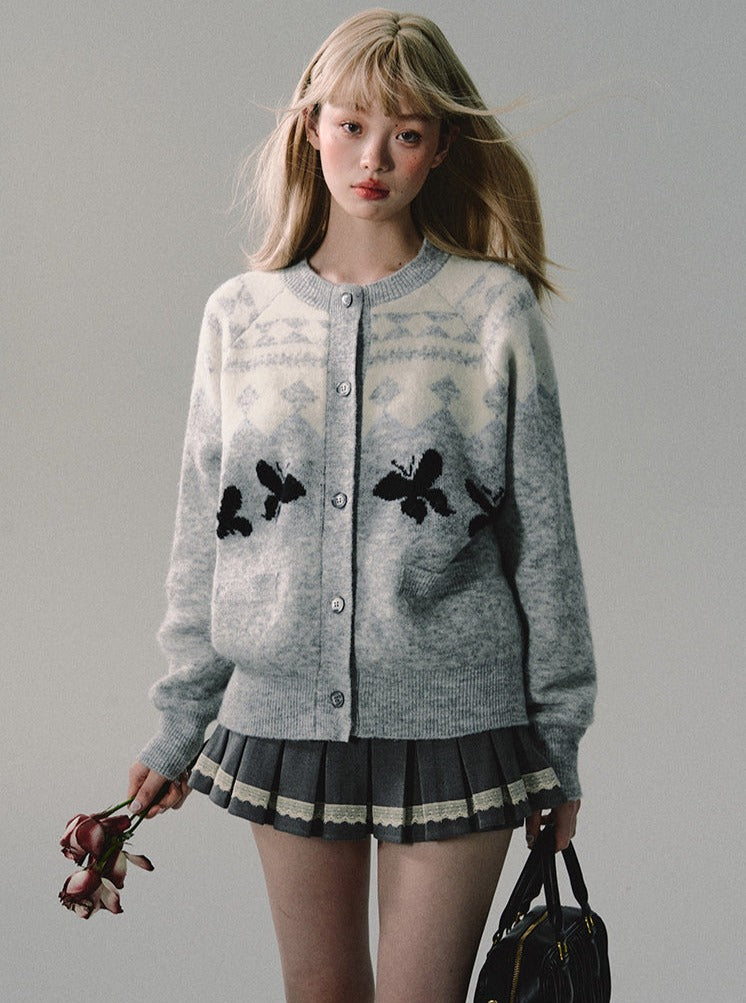 Wool crew neck sweater