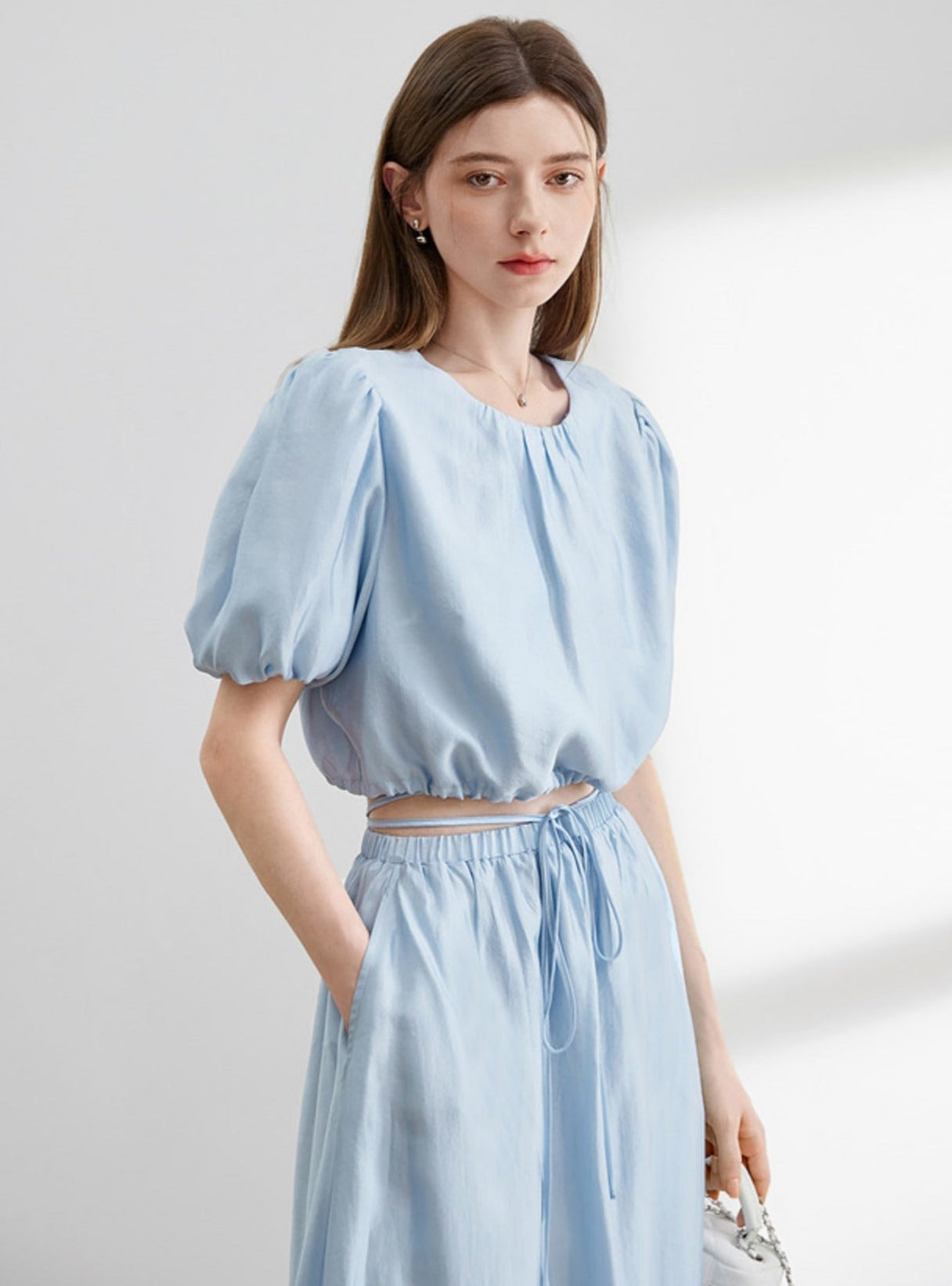 French Chiffon Two-Piece Set