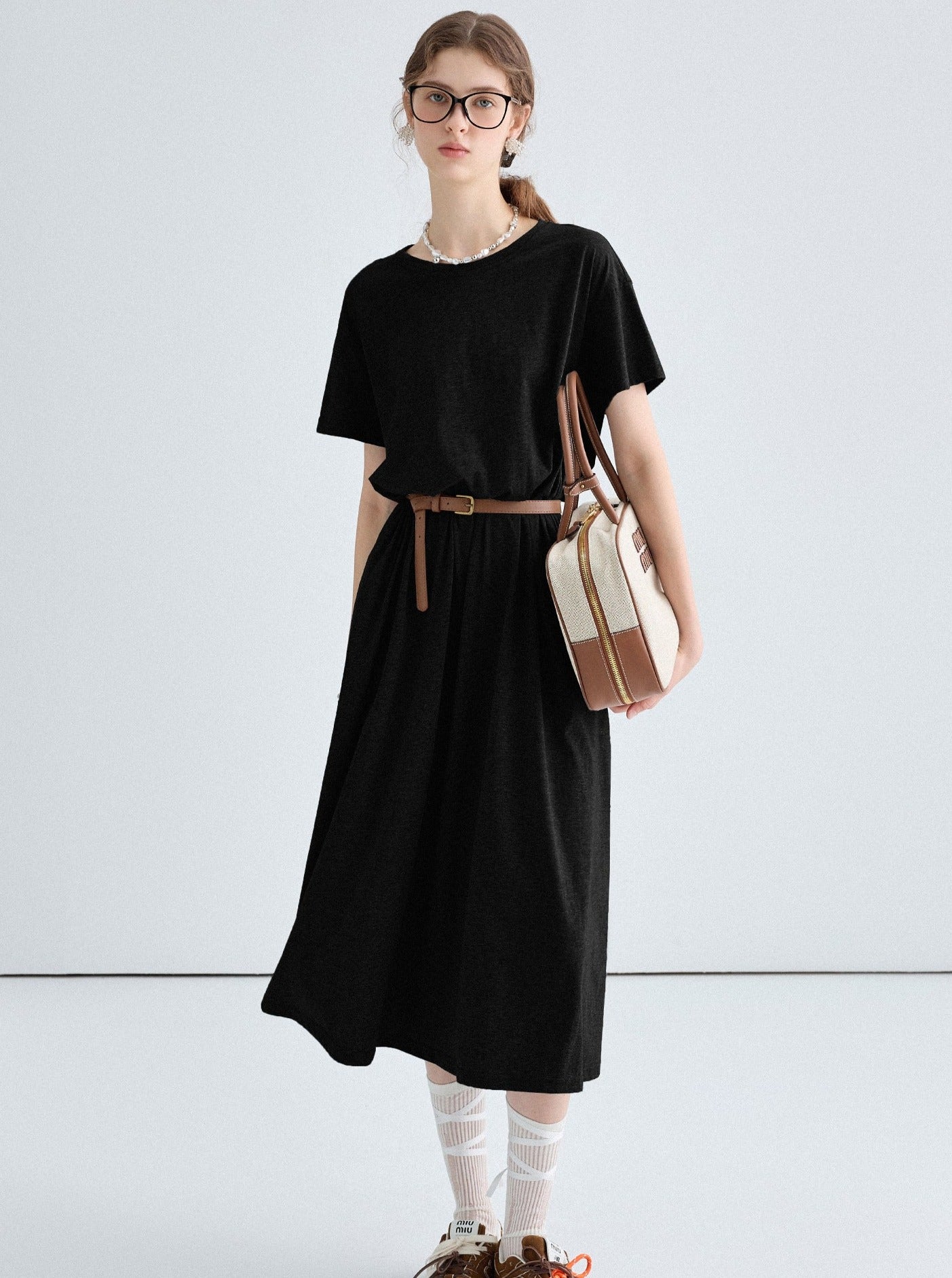 High-End Versatile T-Shirt Dress