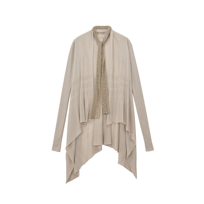 Vintage Irregular Hem Cardigan