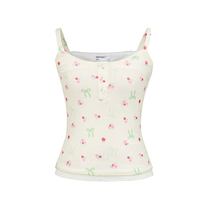 Netz-Camisole French Vintage Lace Top