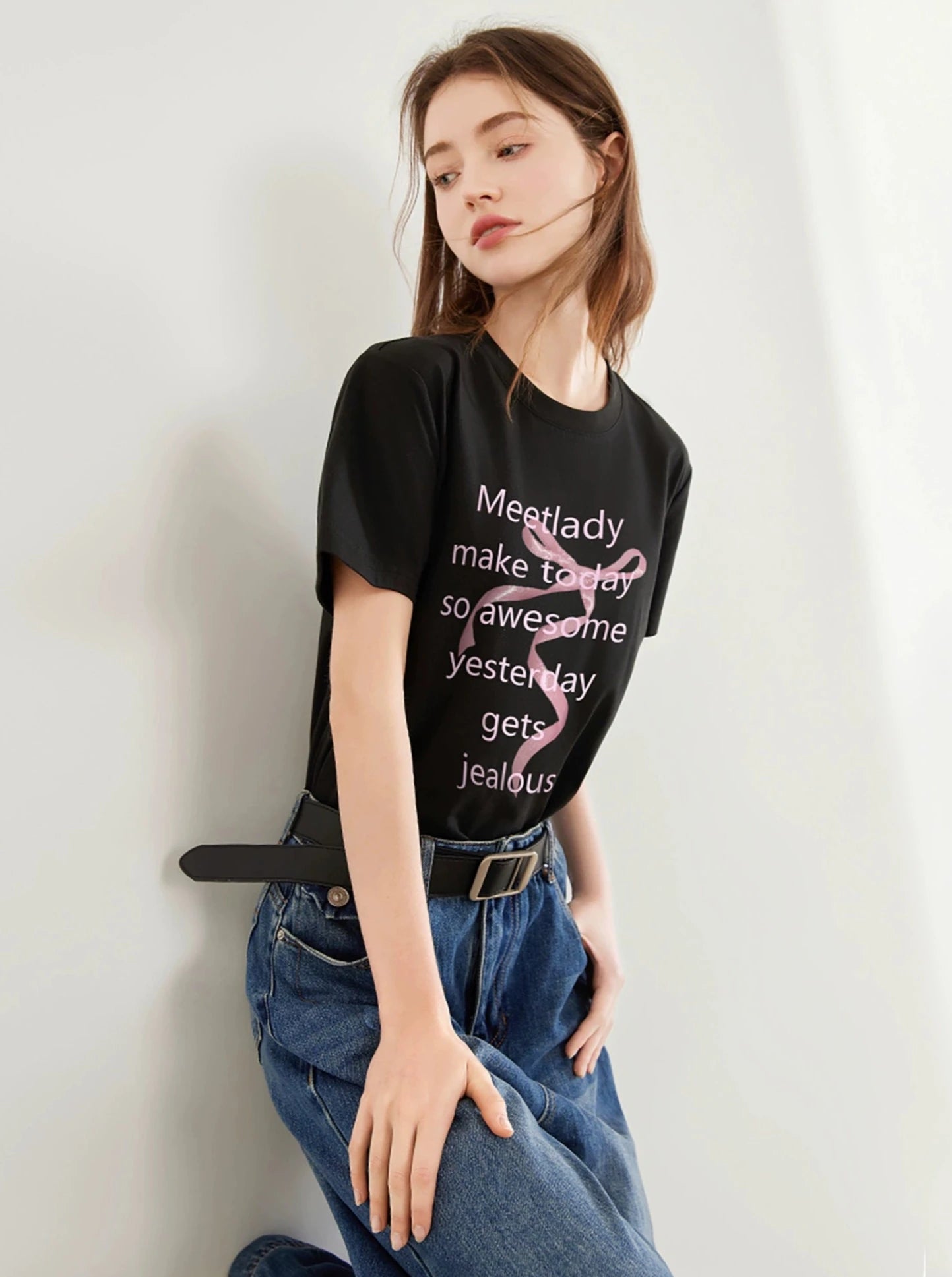 Letter Short Sleeve T-Shirt