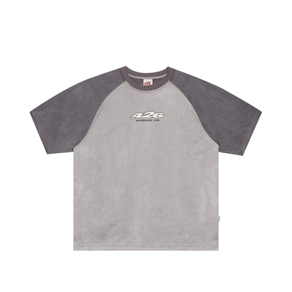 Imitation Suede Summer T-Shirt