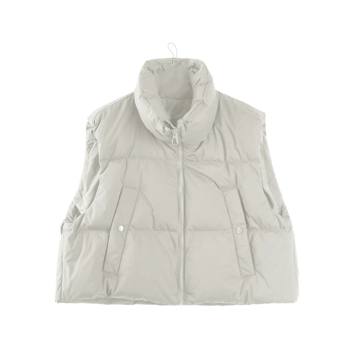 Coffee-Colored Down Vest