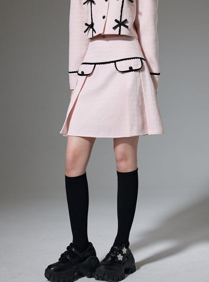 Jacket High Waist Skirt Two-piece Set