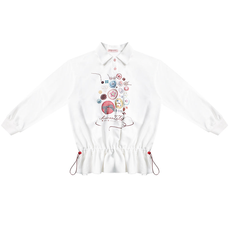 Vintage Buttoned Polo Dress