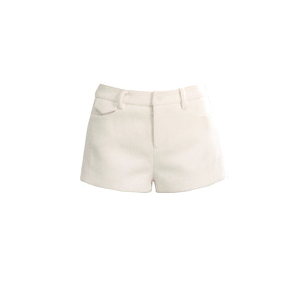 Versatile Tweed A-Line Shorts