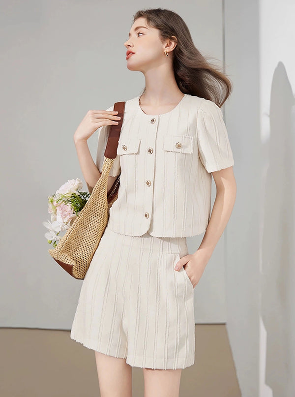 Fragrance Short Sleeve Set